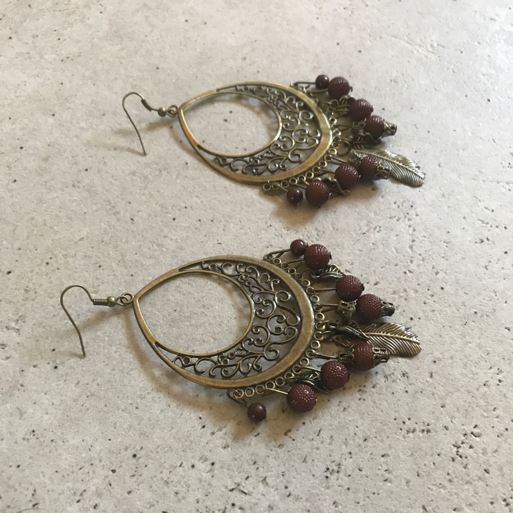 Brown Earrings